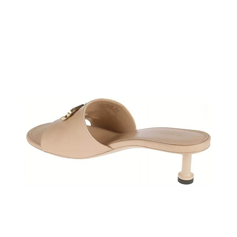 Balenciaga Groupie Quick Dry Slide Slippers Women's Beige-3