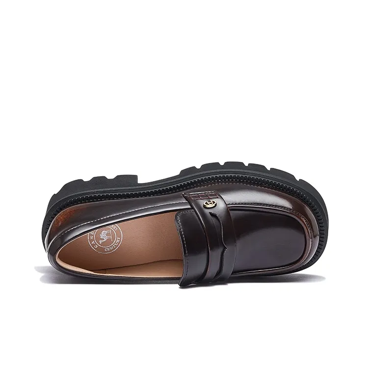 CAMEL Loafers Women's Black/Brown-9
