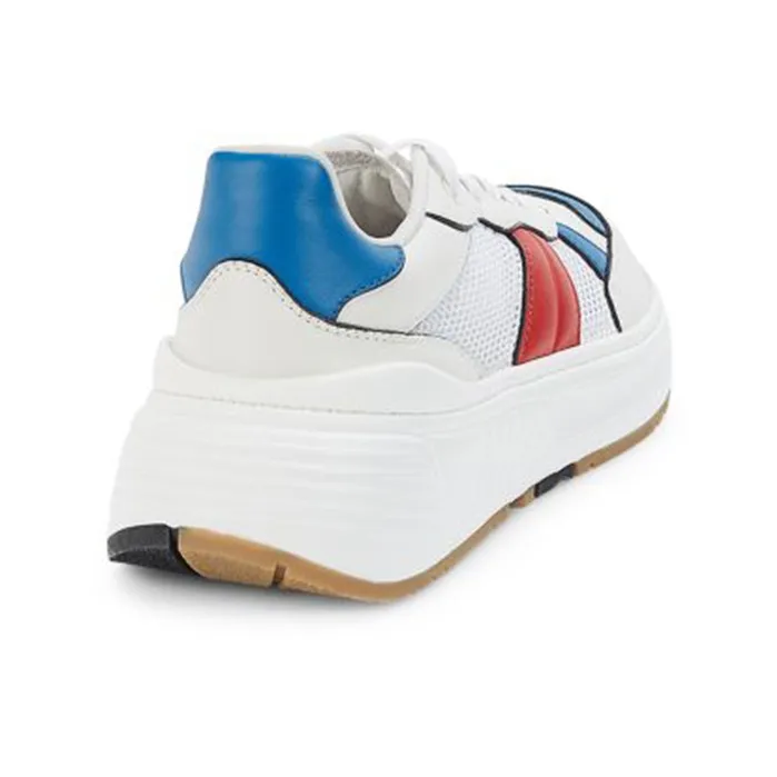 Bottega Veneta Low Top Casual Shoes Men's White Blue-4