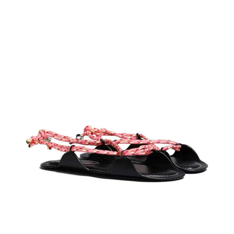 No Vacancy Inn x MARNI Strap Sandals Women's Black-1