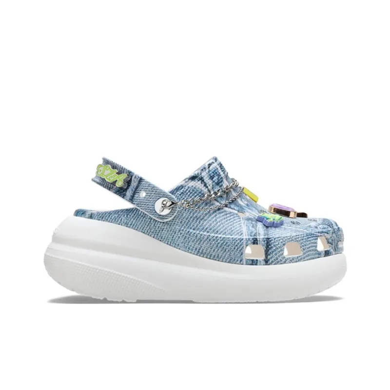 Crocs Mega Crush Clog SZA Denim-1
