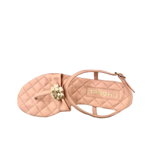 CHANEL Strap Sandals Women's Pink