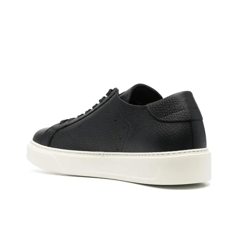 WOOLRICH Low-Top Stylish Skateboarding Shoes Men's Black-4