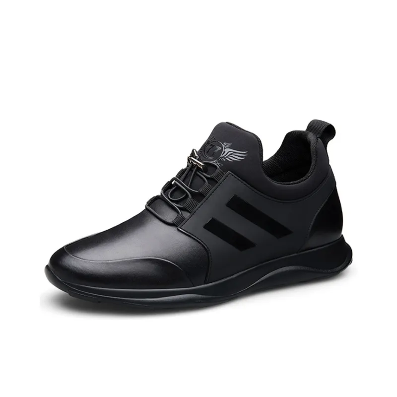 SULEGAO Lightweight Low Top Casual Shoes 7cm Unisex-26