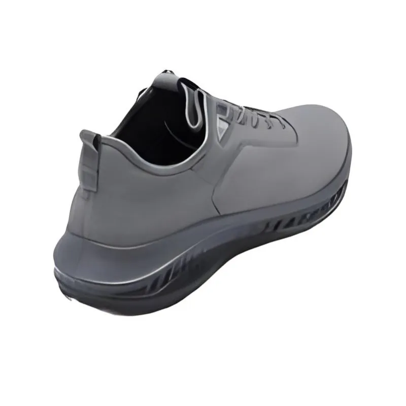 Ecco Low Top Casual Shoes Men's Iron Gray-3