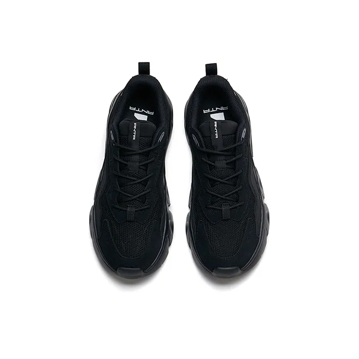 Anta Low-Top Sports Casual Shoes Men's Black Silver-2