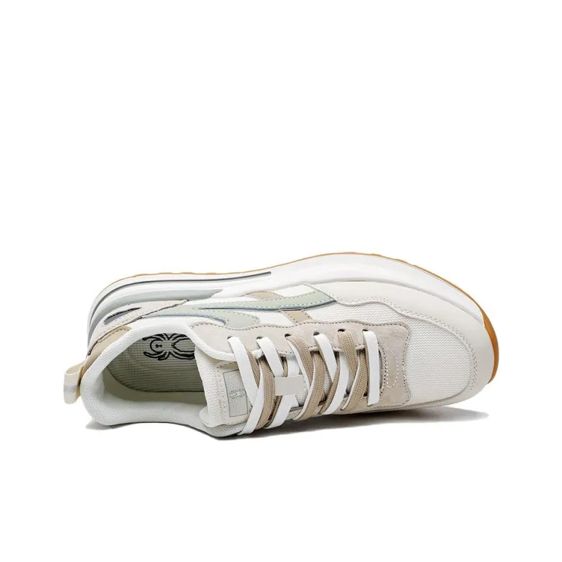 Spider King Low Top Casual Shoes Men's Beige-5