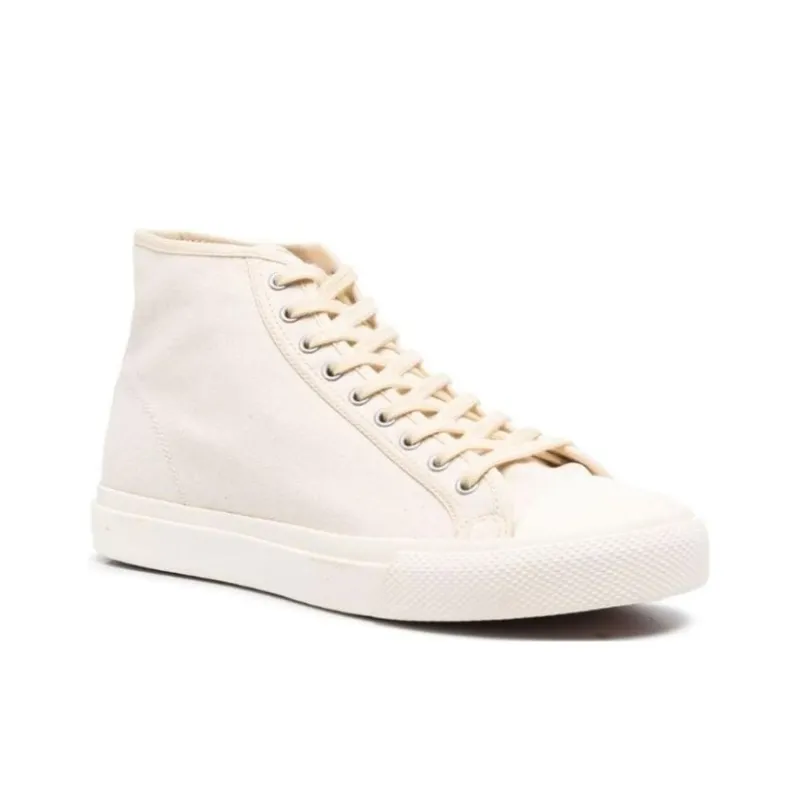 Polo Ralph Lauren High-Top Skateboard Shoes Men's Beige-2