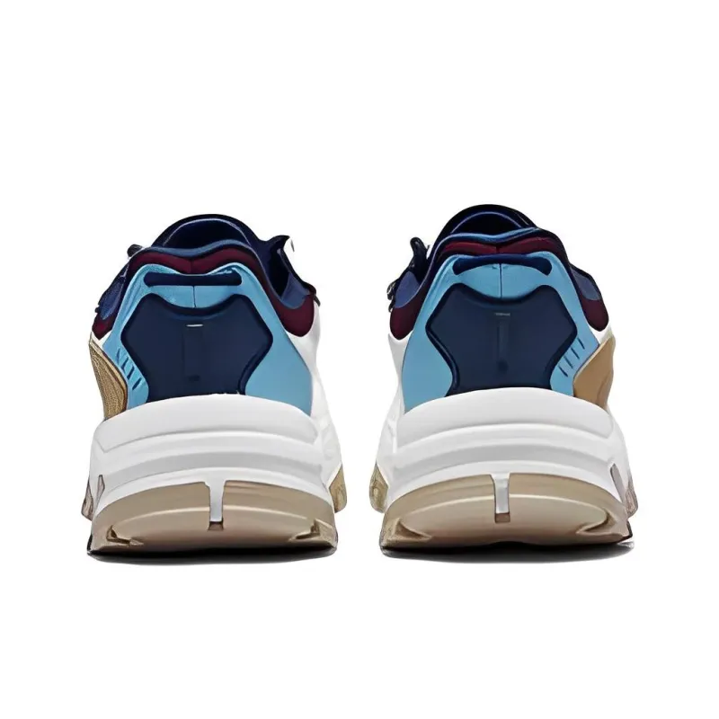 361° Shock Absorbers With Slip Resistant And Abrasion Resistant Properties Low Top Running Shoes Men's Blue, White-2