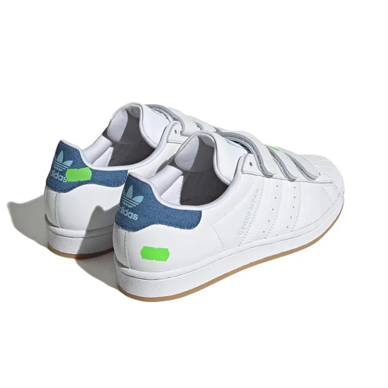 Adidas Kseniaschnaider X Superstar 'White Clear Blue' Women's-3
