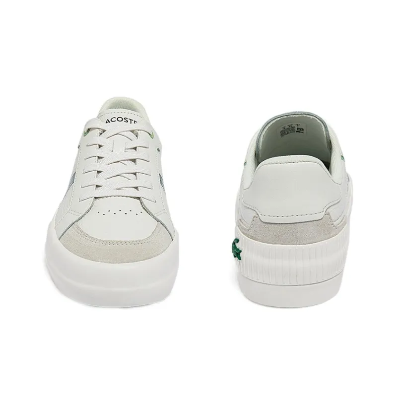 LACOSTE Low Top Skateboard Shoes Men's White-3