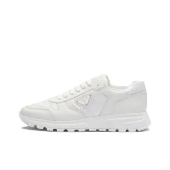 PRADA Leather And Re Nylon 'White'