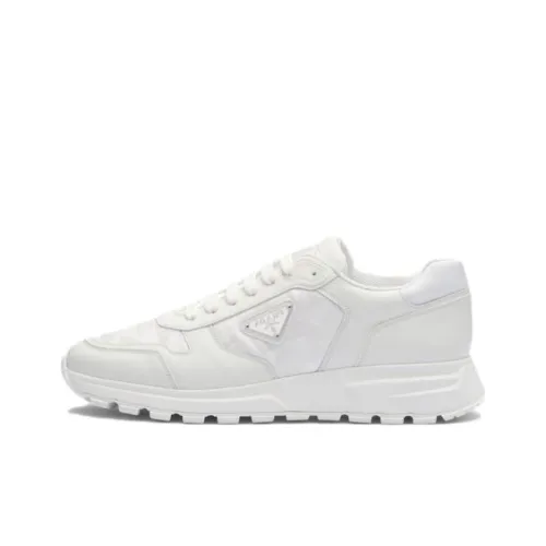 PRADA Leather And Re Nylon 'White'