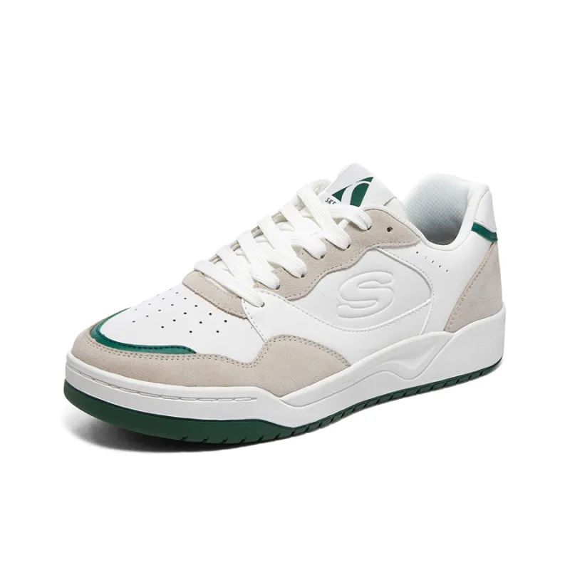 Skechers Koopa Court 'Volley Low Varsity White Green'-2