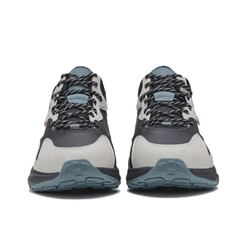 XTEP Anti Slip Wear Resistant High Top Sports Casual Shoes Men's Black Gray-3