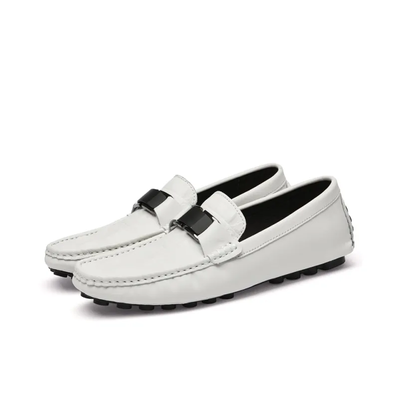 BOLE Gommino Loafers Men Black/White/Blue/Gray-3