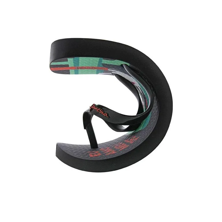 Ipanema Flip Flops Women's Black Green-4