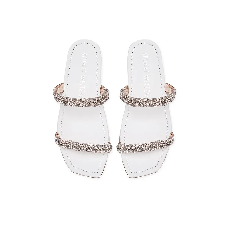 stuart weitzman Addison Slide Sandals-3