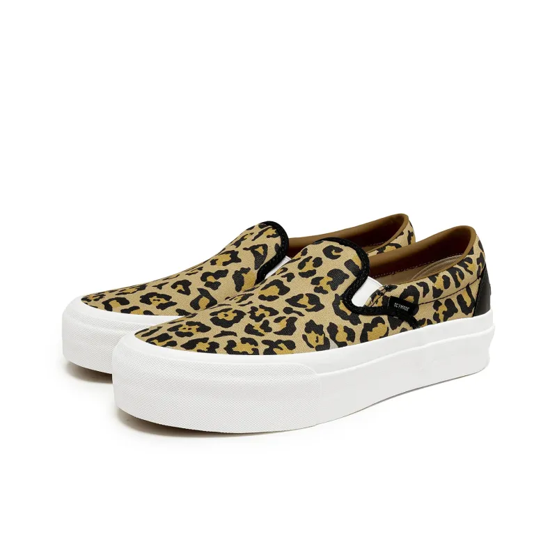 TC Tcmade 013 Low-Top Canvas Shoes Unisex Leopard Print White-2