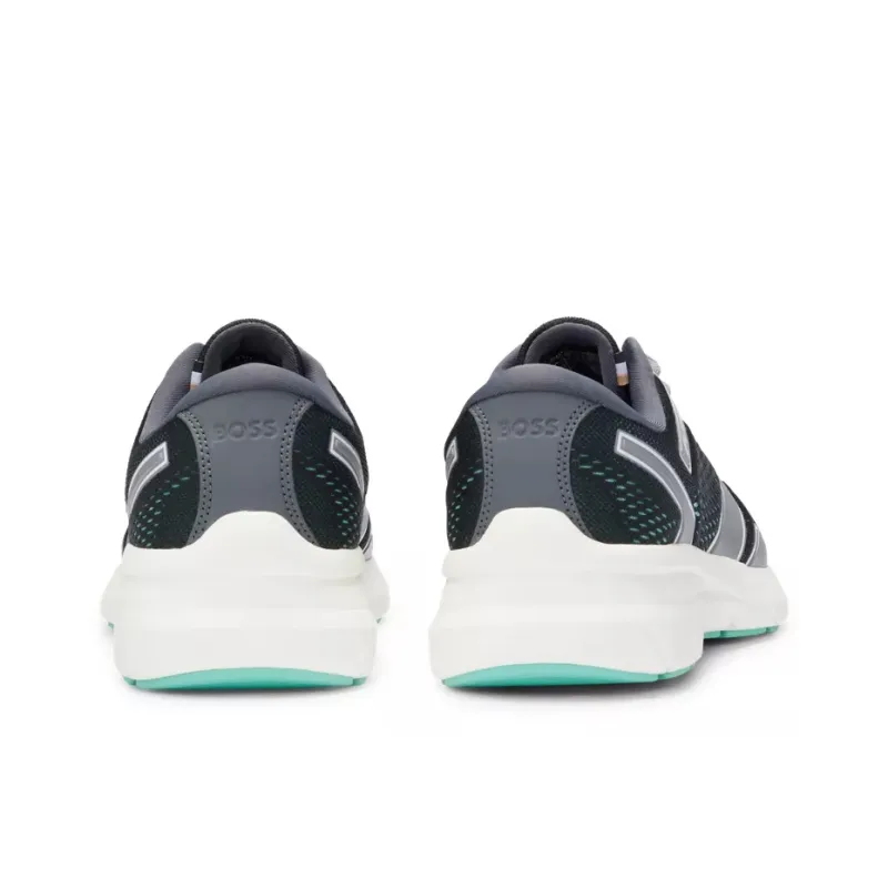 AJBXNG x HUGO BOSS Slip-Resistant Breathable Low-Top Sports Casual Shoes Men's Gray-3