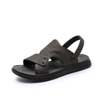 G.N.SHIJIA Beach Sandals Men Gray/Yellow