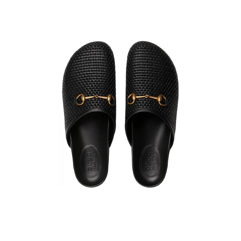GUCCI Closed Toe Slippers Men's Black-2