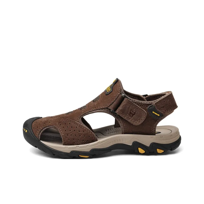 LAORENTOU River Trekking Shoes Men Black/Brown/Khaki-4