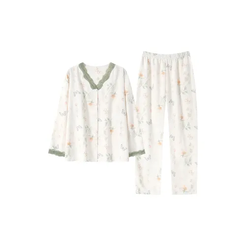 Herbal Primer Pajama Set Women's Image Color
