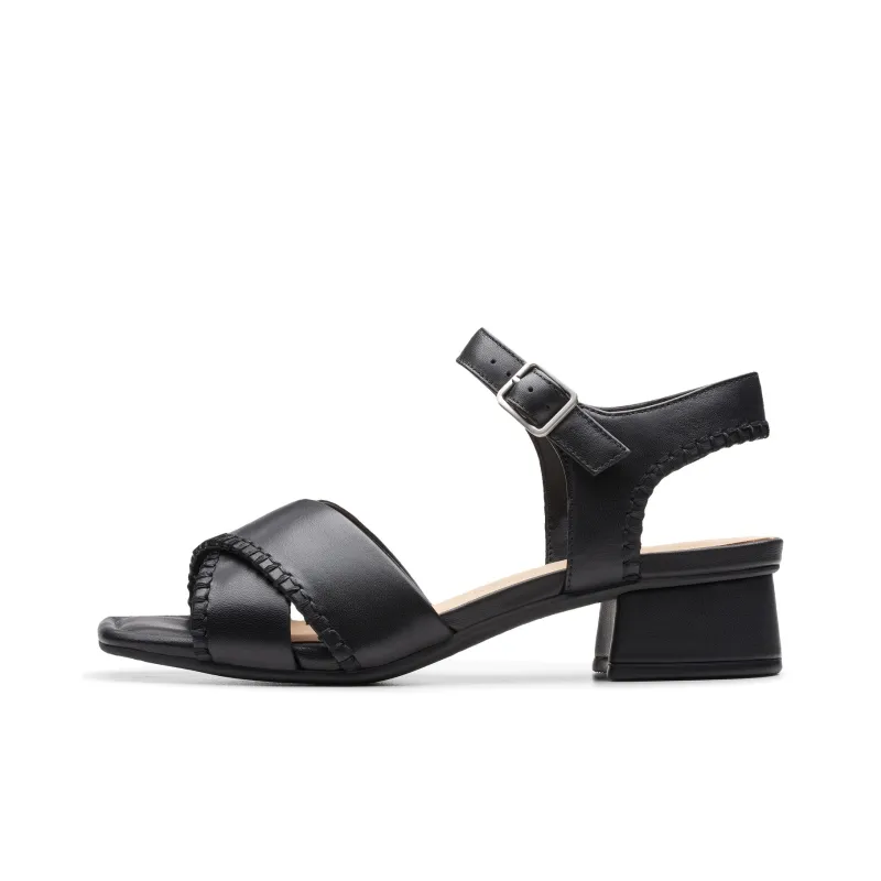Clarks Sina Collection Strap Sandals Women's Black-0
