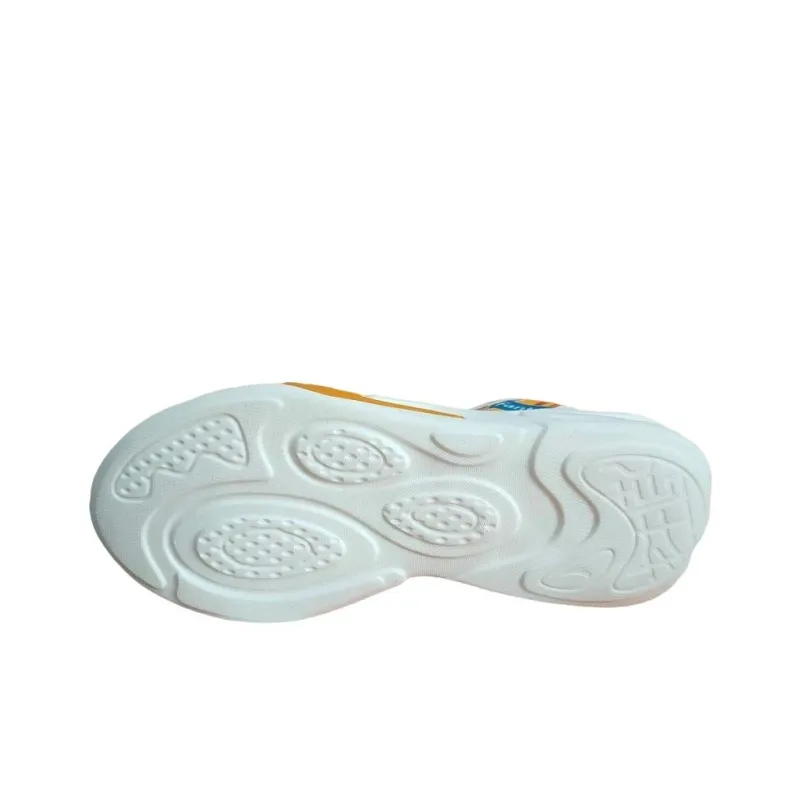 FENDER Anta Cushioning Anti-Slip And Wear-Resistant Low-Top Sports Casual Shoes Women's Yellow White-3