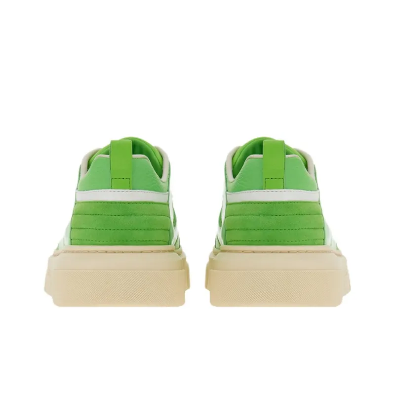 FERRAGAMO Stylish Skateboarding Shoes Men's Green-3