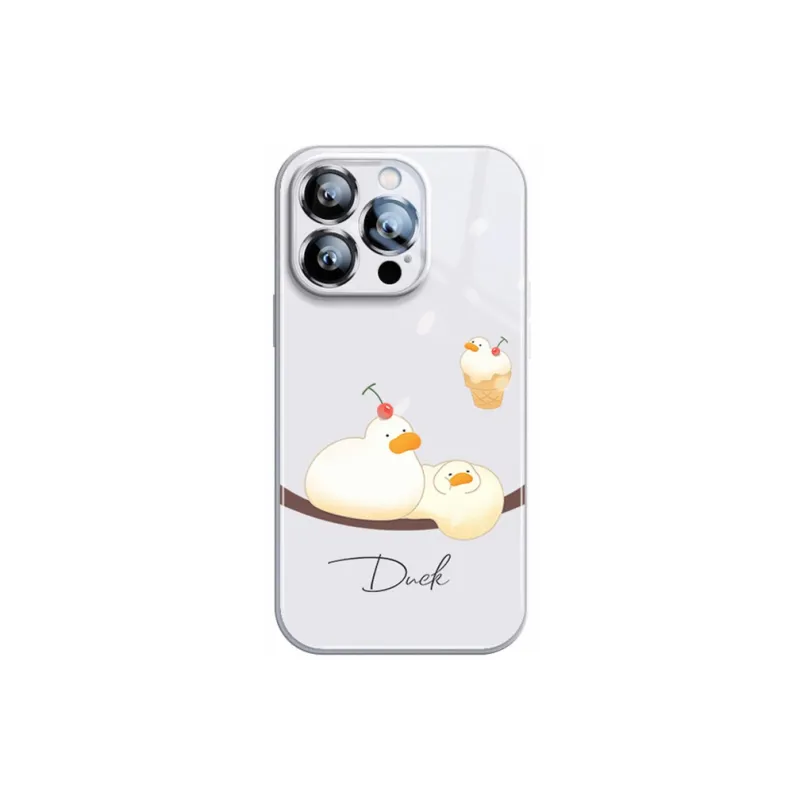 Sen Dog Glass Material Creative Individual Trendy Brand Phone Cases Suitable For Apple 15Promax/Pro/Plus/14/13/12-3