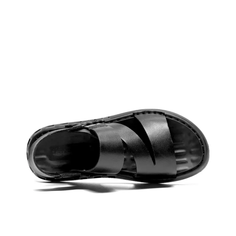 LEAVELAND Fashion Sandal Men's Black-3
