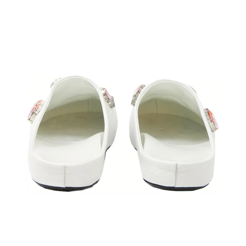 MARNI Closed Toe Slippers Women's White-3