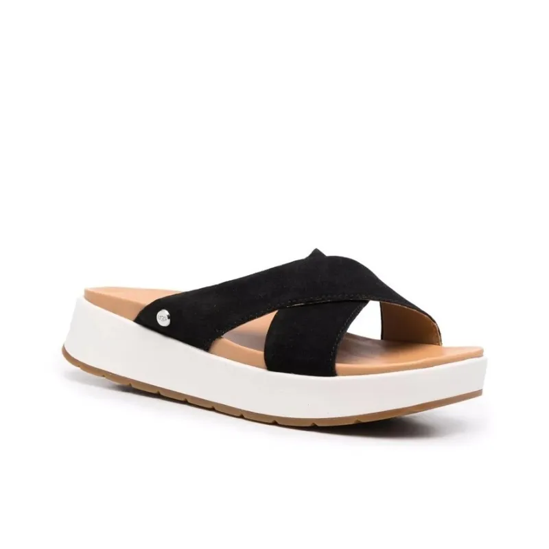 UGG Platform Suede Slides-1