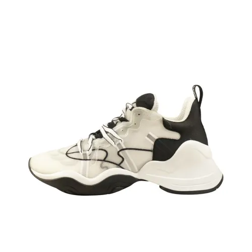 FENDI Women's FFluid Mesh Sneakers 'White Black'