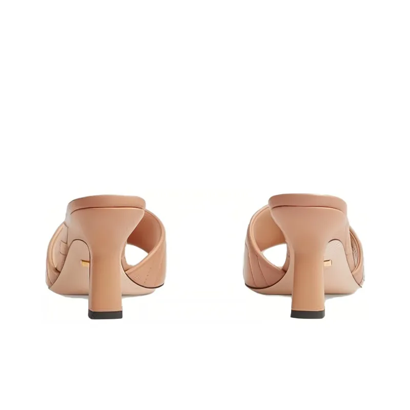 GUCCI Stylish Sandal 7.5cm Women's Nude-4
