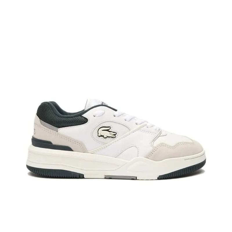 LACOSTE Low Top Skateboard Shoes Women's White-1
