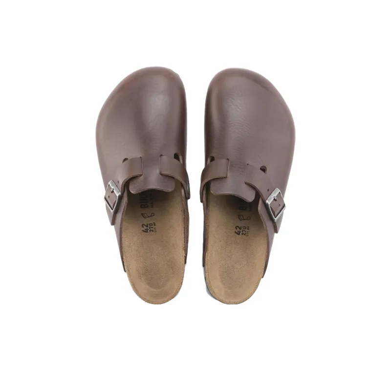 Birkenstock Boston Grip Leather Vintage Roast Brown-4