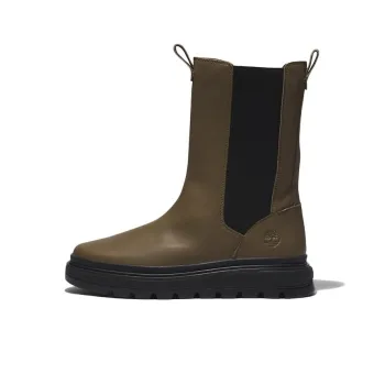 Timberland Ray City Greenstride Combat Crew Chelsea Boots Women's Green