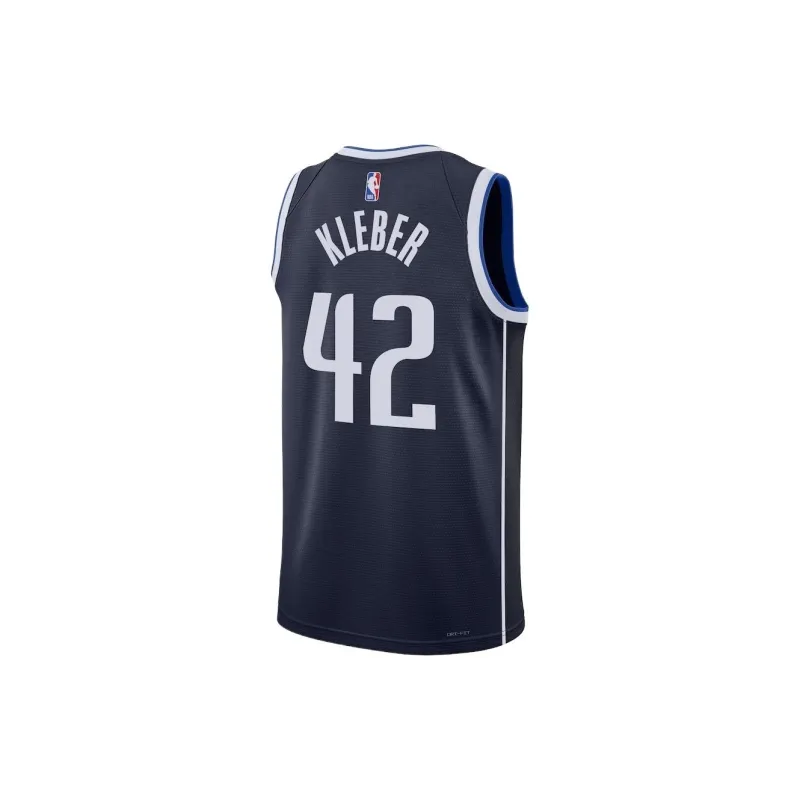 NBA x Jordan Basketball Jerseys Dallas Mavericks Unisex Marine Blue-1