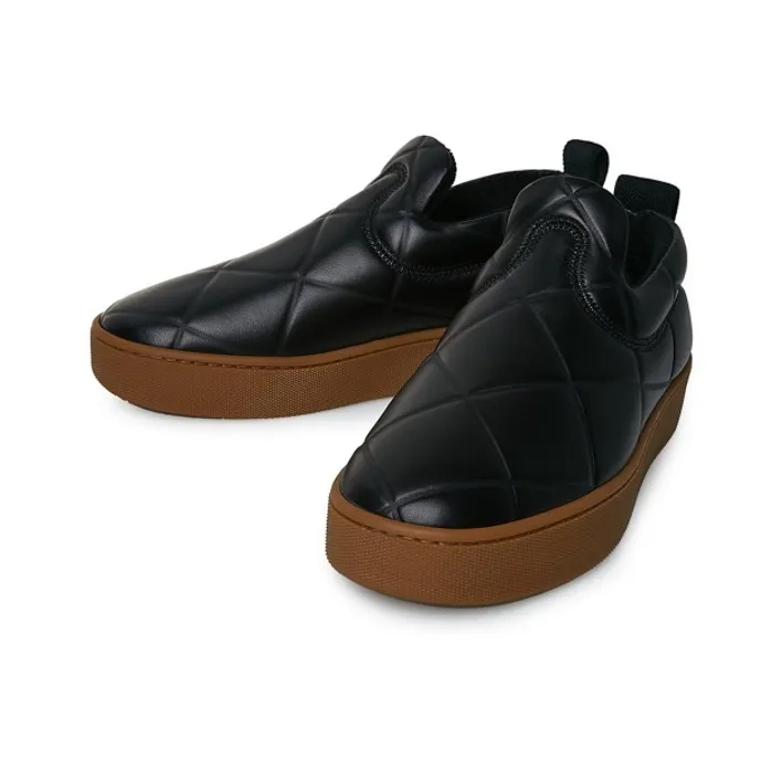Bottega Veneta Low Top Stylish Skateboarding Shoes Women's Black-3
