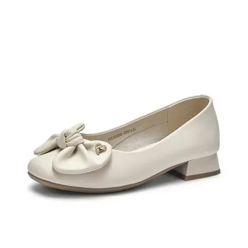 GEMEIQ Women's Casual Shoes Women's Low Top Ecru/Milk Tea