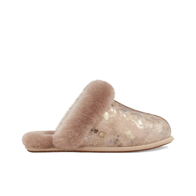 UGG Shearling-trim Slip-on Slippers-1