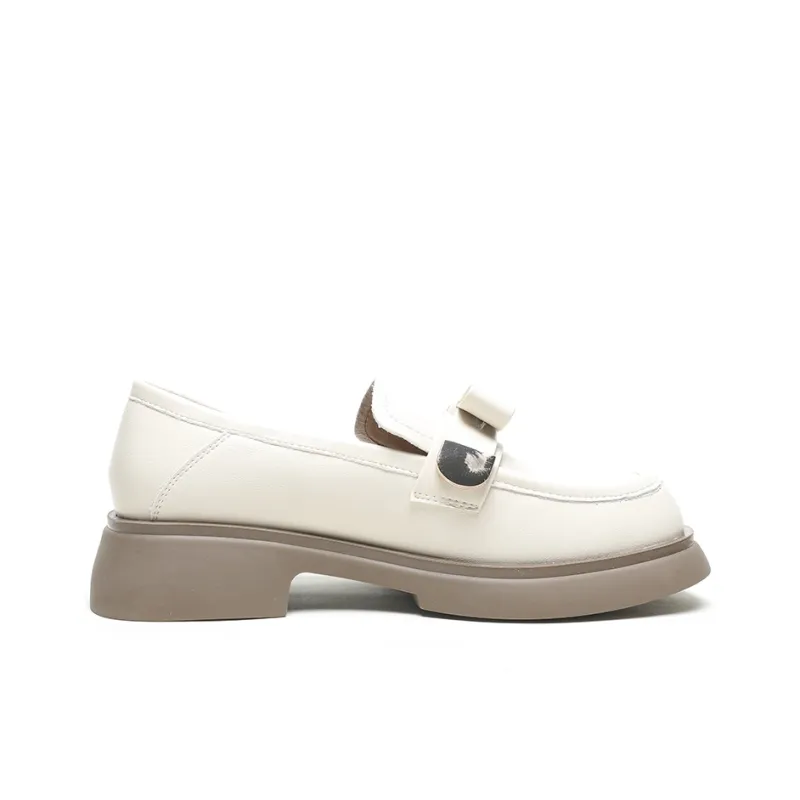 Mulinsen Loafers Women's Low Top Black/Beige-6