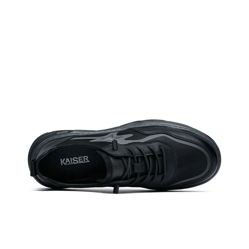 KAISER Low Top Casual Shoes Men's Black-2