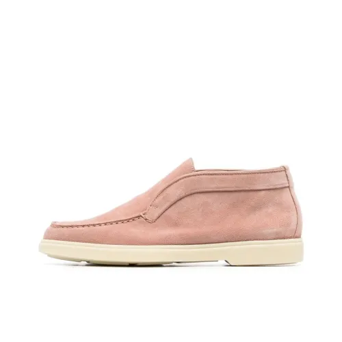 Santoni Round Toe Slip On Loafers Women's