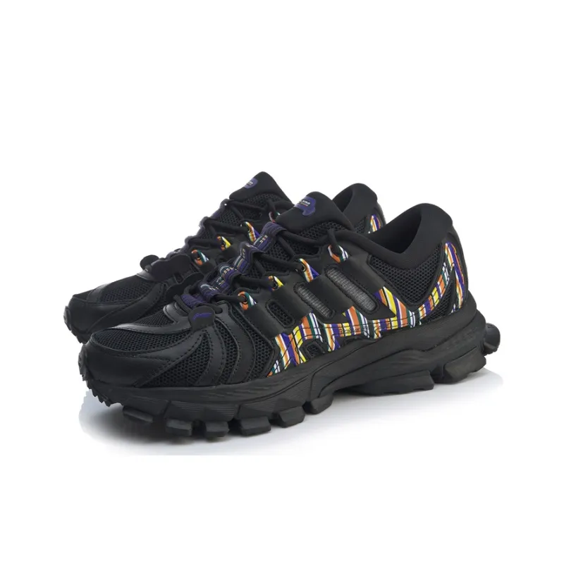 LiNing Furious Rider ACE Cushioned Slip Resistant Low Top Casual Shoes Men's Black-1