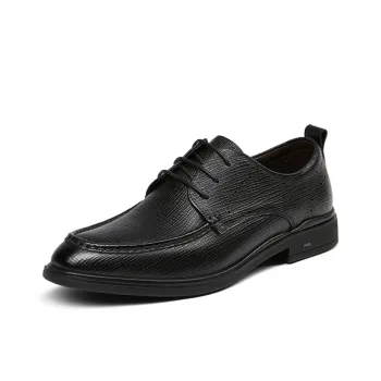 SEVEN Dress Shoes Men Low Top Black