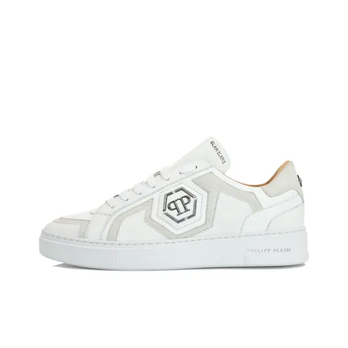 PHILIPP PLEIN Hexagon Skateboard Shoes Men Low-Top